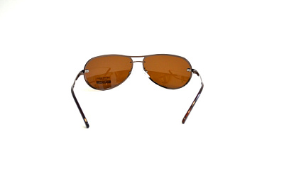 Солнцезащитные очки RETRO MODA (RETRO MODA, 017, Ободковая, Металл, Черный, КНР, Polarized, Авиатор, 63-14-128, Мужчин, Силиконовые )