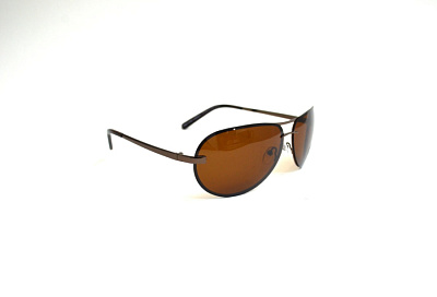 Солнцезащитные очки RETRO MODA (RETRO MODA, 017, Ободковая, Металл, Черный, КНР, Polarized, Авиатор, 63-14-128, Мужчин, Силиконовые )