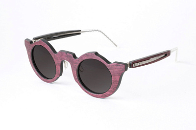 Солнцезащитные очки BREVNO (BREVNO, PON, Ободковая, Дерево, Белый, Россия, Polarized, Бабочка, Женщин, Знак бренда, Силиконовые )